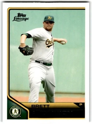 2011 Topps Lineage Brett Anderson Oakland Athletics #18 - Image 1 of 2