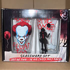 Pennywise It Horror Movie  2 Pack Glassware Pint Glass Set New