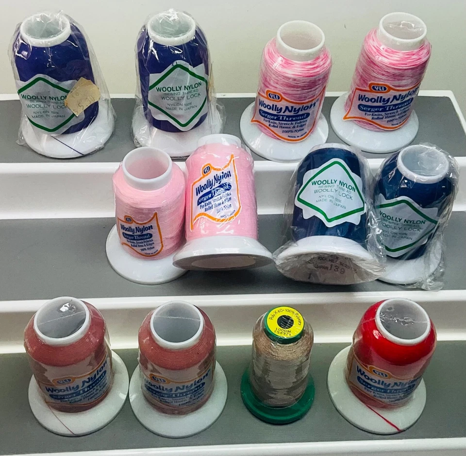 Woolly NylonThread For Hand or Sewing MachineLot of 12 Serger New Label Nylon - Image 1 of 4