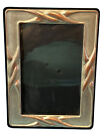Vintage Silver 4” X 6” Pictures Photo Frame Free Standing/ Wall Hanging PO
