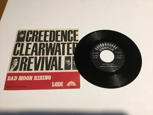 (Stra) CREEDENCE CLEARWATER REVIVAL Bad moon rising. Lodi 45 GIRI Vinile - Imagen 1 de 2