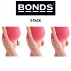 Bonds Womens Bases Over The Bump Maternity Brief Stretch & Smooth 3 Pack Wrx8u