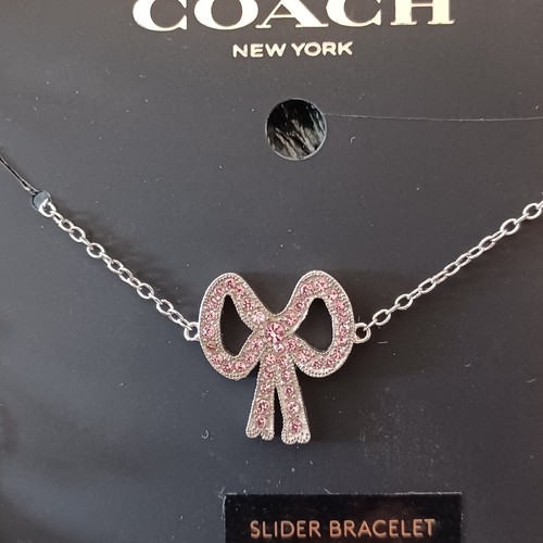 Coach Bracciale Slider Regolabile Arco Rosa