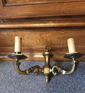 Wandleuchter Bronze Vintage  zweiarmig - Bild 1 von 2
