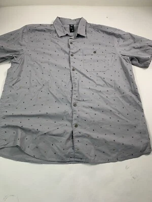 Mountain Hardwear Shirt Mens XL Short Sleeve Button Up Gray Casual - Image 1 of 4