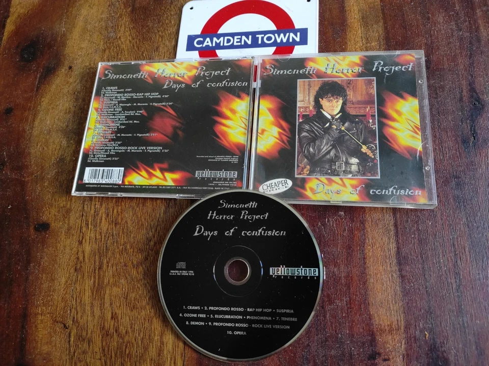 Simonetti Horror Project - Days Of Confusion (Dario Argento) Cd Eccellente - Immagine 1 di 1
