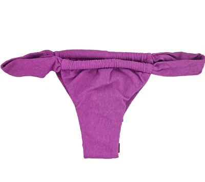 Parte inferior de bikini brasileña VIX PAULA HERMANNY natación para mujer talla M acento dorado NUEVO  Foto 1 de 4