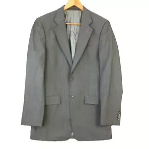 Linea Grey Wool/Polyester Regular Blazer Jacket Men Size Chest 36R - Picture 1 of 11