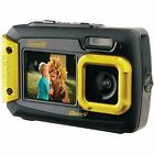 Coleman Duo2 20 MP Waterproof Digital Camera with Dual LCD Screen (Yellow)