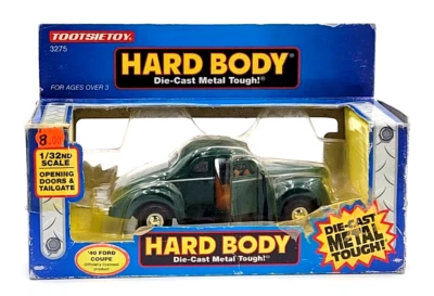1940 Ford Coupe Green 1:32 Scale 1996 Tootsietoy Hard Body Diecast Vintage - Image 1 of 4