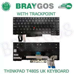 Sostituzione per tastiera laptop layout Lenovo Thinkpad T480S UK con trackpoint - Foto 1 di 3