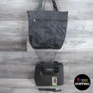 NEW Rachel Ray Insulated 2 Bags Set Black Shoulder Strap