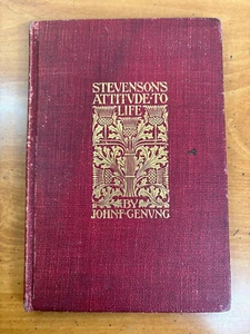 Robert Louis Stevenson Life & Philosophy 'Stevenson's Attitude to Life' HC 1901 - Picture 1 of 14