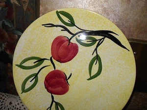 Blue Ridge Keramik Apple Jack gelber Schwamm Speiseteller Southern Pottery - Bild 1 von 6