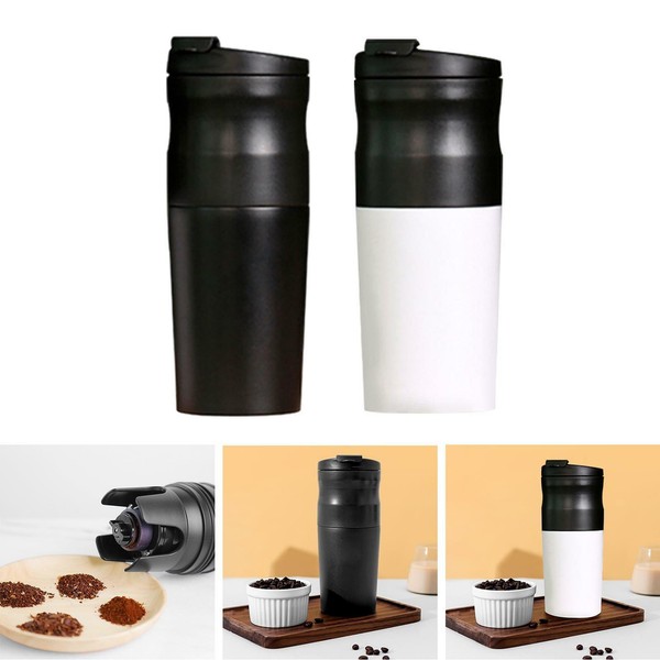 Electric Car Coffee Mug Cup USB Coffee Maker With USB Cable For Travel Camping Photo Related