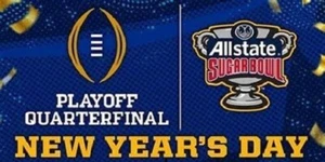 2024 2025 ALLSTATE SUGAR BOWL PROGRAMM NOTRE DAME FIGHTING IRISH QUARTERFINAL - Bild 1 von 1