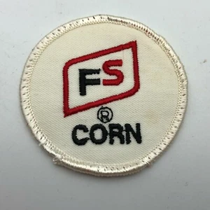 Vtg FS Seed Corn Agriculture Advertising 2-3/4"  Hat Cap Uniform Patch  Y6  - Picture 1 of 12