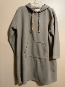 Kookaburra by UGG pullover hoodie women's 35”L B 46” Taupe pockets Sm gently - Picture 1 of 6