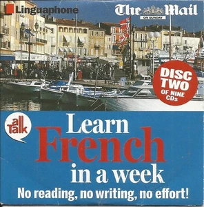 LEARN FRENCH - DISC 2 OF 9 - MAIL PROMO CD - Imagen 1 de 2