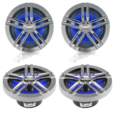 4x Altavoces resistentes al agua Enrock Marine Audio 6,5" (carbón) Foto 1 de 3