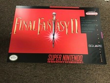 Final Fantasy II SNES Super Nintendo Video Game Art Poster - 12" x 18"