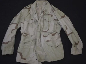 USGI Desert DCU Camouflage M65 Cold Weather Field Jacket Coat Medium Regular - Picture 1 of 8