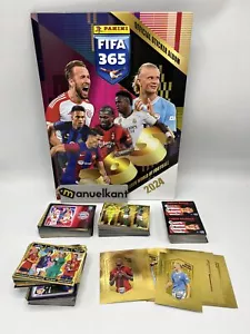 FIFA 365 2024 Panini - HARDCOVER Album + Full Figure Set + MY GOLDEN TEAM - Picture 1 of 1