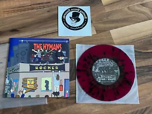 THE HYMANS Rocker 2000 SWEDEN PURPLE with Black splatters vinyl 7" with sticker - Picture 1 of 2