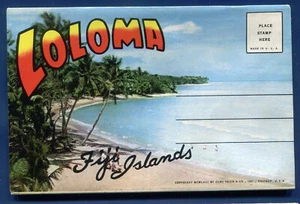 Fidschi Inseln Loloma Postkartenmappe Vintage PF834a - Bild 1 von 2