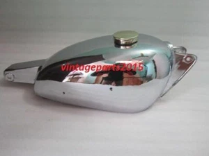 Fit For Dot Trial Chromed Petrol Tank 1953 With Brass Cap And Tap - Picture 1 of 6