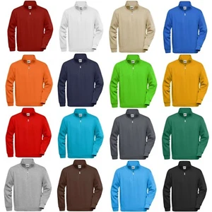 Sudadera Hombre Suéter Cuello De Pie Cremallera Talla Grande XS-6XL (BJN831) - Imagen 1 de 17