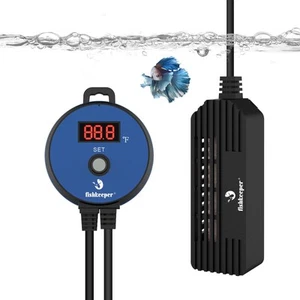 Small Aquarium Heater, Submersible Betta Fish Tank Heater 25W with LED Digita... - Picture 1 of 8