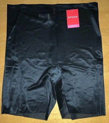 HTF New SPANX 10008R Skinny Britches Mid-Thigh Girl Short Shaper XL Black NWT - Image 1 of 4