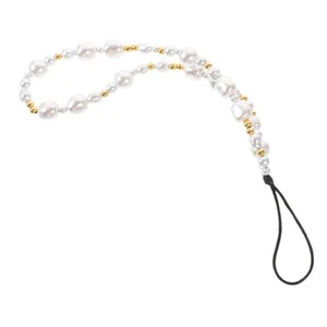 Mobile Phone Chain Smartphone Lanyard Beaded Bracelet Strap Wristband - Photo 1 sur 12