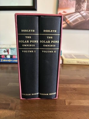 August Derleth THE SOLAR PONS OMNIBUS- 2 VOLUME SET 1st Edition 1982 Foto 1 de 4