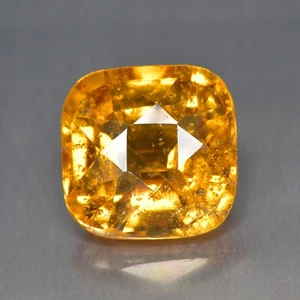 6,20 kt natürliches kaiserliches gelblich-oranges grobes Granat Kissen - Srilanka Edelstein - Bild 1 von 2