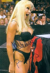 WWF Debra McMichael Hand Signed Puppies WCW WWE Wrestling Legend Photo Option - Picture 1 of 5