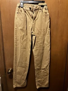 us polo assn Boys Khaki Flat Front Adjustable Waist Pants 18 - Picture 1 of 6