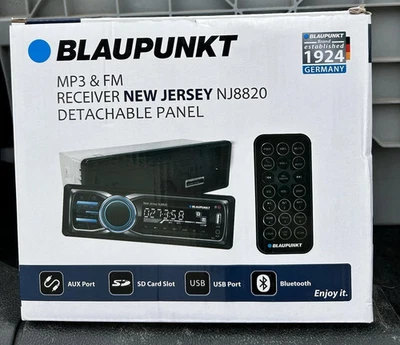 Blaupunkt - MP3 & FM Receiver New Jersey NJ8820, 40W, Detachable Panel, Remote - Image 1 of 3