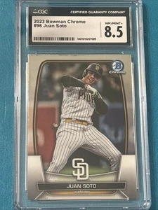 2023 Bowman Chrome Juan Soto San Diego Padres #96 Yankees Nationals CGC 8.5 - Picture 1 of 2