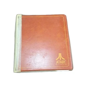 Atari 2600 Game Cartridge Vintage Storage Case Book With 8 Atari Games Lot - Bild 1 von 4