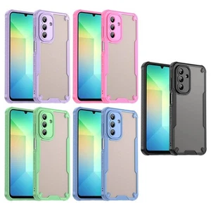For Samsung Galaxy A26 5G Armor Case-PC+TPU Hybrid,Frosted Semi-Transparent - Picture 1 of 52
