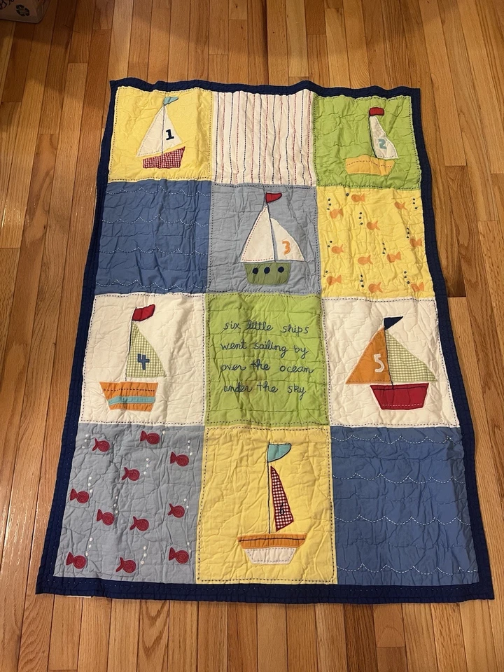 Детский набор лодок Pottery Barn Kids б/у в отличном состоянии! ВИНТАЖНЫЙ! - Изображение 1 из 4