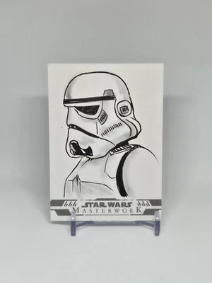 2024 Topps Star Wars Masterwork Stormtrooper 1/1 Sketch Neil Camera - Image 1 of 2