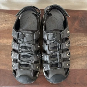 Skechers Relaxed Fit Tresmen Outseen Sport Sandalen Herren 11 grau Fischer - Bild 1 von 7