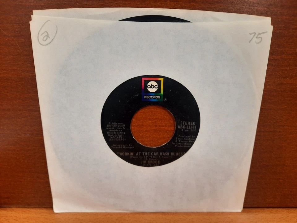 45 / Jim Croce / 1974 / Workin' At The Car Wash Blues / Thursday - Image 1 of 1