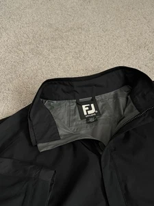 FootJoy Golf Jacket Black DryJoys Hydrolite Windshirt Men’s XL - Picture 1 of 13