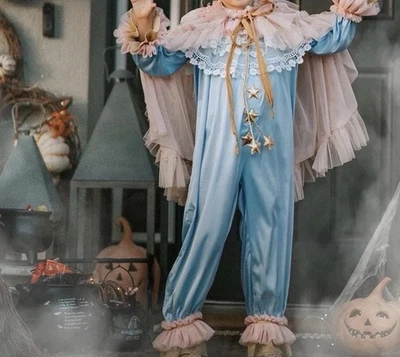 Little One’s Closet Blue & Pink Vintage Clown Costume – Size 8,worn once - Image 1 of 4