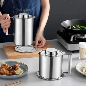 Cooking Oil Container Fine Mesh Cooking Oil Storage Storage oil Strainer for - Picture 1 of 15