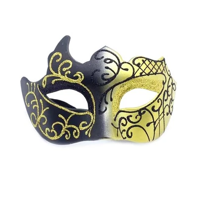 Men Women Masquerade Eye Mask Cosplay Party Props Venice Mask Blindfold S - Image 1 of 4